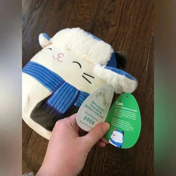 Original Squishmallows: Cam the Cat w/Trapper Hat & Scarf - BRAND NEW W/TAGS! - Picture 7 of 8